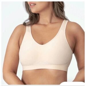 Truekind Shapermint Daily Comfort Wirefree Shaper Bra Size Large New